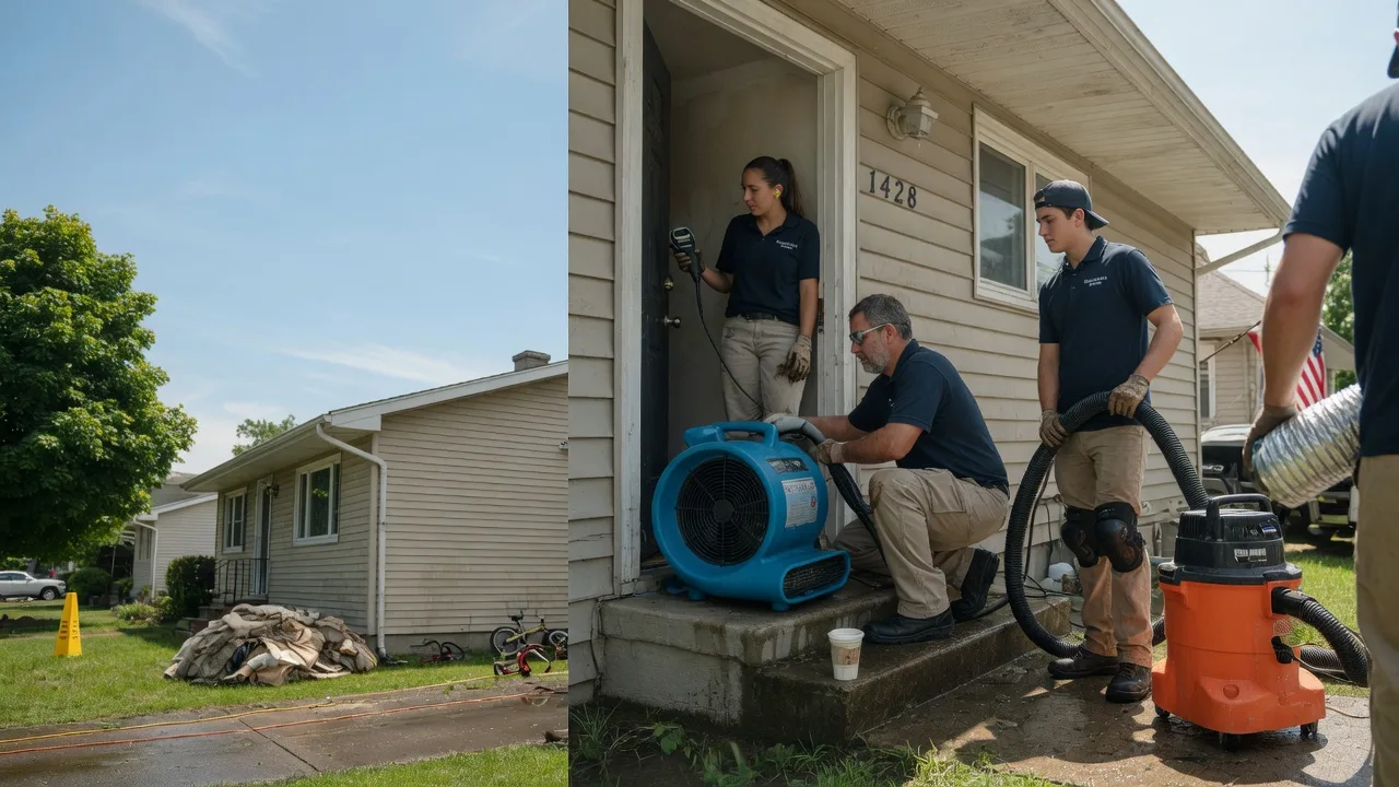 Water Damage Restoration in Gridley, IL near me